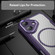 iPhone 17 Carbon Fiber Texture MagSafe Translucent Phone Case - Purple