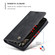 iPhone 17 CaseMe 013 Multifunctional Horizontal Flip Leather Phone Case - Black
