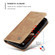 iPhone 17 CaseMe 013 Multifunctional Horizontal Flip Leather Phone Case - Brown