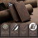 iPhone 17 CaseMe 013 Multifunctional Horizontal Flip Leather Phone Case - Coffee