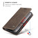 iPhone 17 CaseMe 013 Multifunctional Horizontal Flip Leather Phone Case - Coffee