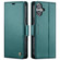 iPhone 17 CaseMe 023 Butterfly Buckle Litchi Texture RFID Anti-theft Leather Phone Case - Green