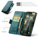 iPhone 17 CaseMe 023 Butterfly Buckle Litchi Texture RFID Anti-theft Leather Phone Case - Green