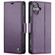 iPhone 17 CaseMe 023 Butterfly Buckle Litchi Texture RFID Anti-theft Leather Phone Case - Purple