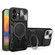 iPhone 17 CD Texture Sliding Camshield Magnetic Holder Phone Case - Black