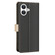 iPhone 17 Color Matching RFID Anti-theft Leather Phone Case - Black