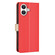 iPhone 17 Color Matching RFID Anti-theft Leather Phone Case - Red