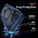 iPhone 17 Cooling MagSafe Holder Phone Case - Blue