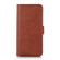 iPhone 17 Cow Texture Leather Phone Case - Brown