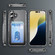 iPhone 17 Crystal Clear Card Slot PC Hybrid TPU Phone Case - Transparent