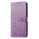 iPhone 17 Daisy Embossed Leather Phone Case - Light Purple