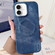 iPhone 17 Denim MagSafe Magnetic PC + PU Phone Case - Dark Blue