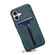iPhone 17 Denior D07 DV Elastic Card Slot PU Back Cover Phone Case - Blue