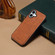 iPhone 17 Denior D09 PU Dual Card Slot Back Cover Phone Case - Brown