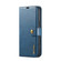iPhone 17 DG.MING Crazy Horse Texture Detachable Magnetic Leather Phone Case - Blue