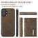 iPhone 17 DG.MING M1 Series 3-Fold Multi Card Wallet Leather Phone Case - Coffee