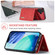 iPhone 17 DG.MING M1 Series 3-Fold Multi Card Wallet Leather Phone Case - Red