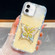 iPhone 17 Diamond Glitter Butterfly Holder Phone Case - Light Yellow