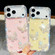 iPhone 17 Diamond Glitter Pearl Butterfly Four-Corner Shockproof Phone Case - Transparent Stars