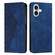 iPhone 17 Diamond Splicing Skin Feel Magnetic Leather Phone Case - Blue