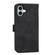 iPhone 17 Dierfeng Dream Line TPU Hybrid PU Leather Phone Case - Black