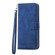 iPhone 17 Dierfeng Dream Line TPU Hybrid PU Leather Phone Case - Blue