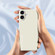 iPhone 17 Do As You Wish A1440 Fine Hole Straight Edge Silicone Phone Case - White