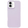 iPhone 17 Dopamine Simple Imitation Liquid Silicone Phone Case - Bean Purple