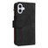 iPhone 17 Dual-color 9 Card Slots Zipper Wallet Leather Phone Case - Black