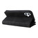 iPhone 17 Dual-color 9 Card Slots Zipper Wallet Leather Phone Case - Black