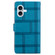 iPhone 17 Embossed Checkered Leather Phone Case - Blue