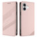 iPhone 17 Embossed Multi-functional Wallet Retro Leather Phone Case - Pink