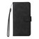 iPhone 17 ENKAY Card Wallet Calf Texture Leather Phone Case with Thickened Glue No White Edge Film - Black
