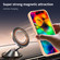 iPhone 17 Fanying Series PC Hybrid TPU Translucent Frosted MagSafe Phone Case - Rouge Powder