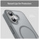 iPhone 17 Fanying Series PC Hybrid TPU Translucent Frosted MagSafe Phone Case - Silver Grey