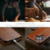 iPhone 17 Fierre Shann PU Genuine Leather Texture Phone Case - Brown