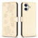 iPhone 17 Four-leaf Embossed Leather Phone Case - Gold