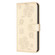 iPhone 17 Four-leaf Embossed Leather Phone Case - Gold
