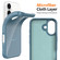 iPhone 17 Glossy TPU Shockproof MagSafe Phone Case with Lanyard - Blue