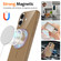 iPhone 17 Glossy TPU Shockproof MagSafe Phone Case with Lanyard - Gold