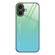 iPhone 17 Gradient Color Glass Phone Case - Green Cyan