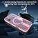iPhone 17 Honeycomb Cooling MagSafe Holder Phone Case - Pink