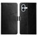 iPhone 17 HT01 Y-shaped Pattern Flip Leather Phone Case - Black