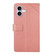 iPhone 17 HT01 Y-shaped Pattern Flip Leather Phone Case - Pink