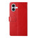 iPhone 17 HT01 Y-shaped Pattern Flip Leather Phone Case - Red