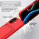 iPhone 17 Integrated Card Bag Solid Color Liquid Silicone Phone Case Gen2 with Short Lanyard - Red