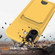 iPhone 17 Integrated Card Bag Solid Color Liquid Silicone Phone Case with Lanyard - Yellow