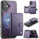 iPhone 17 JEEHOOD J09 Buckle Card Bag MagSafe Magnetic Style RFID Leather Phone Case - Purple