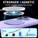 iPhone 17 Kalebol 360-degree Rotating MagSafe Magnetic Holder Phone Case - Light Purple