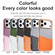 iPhone 17 Kalebol Cloth Textue Stitching Card Slot Magnetic Phone Case - Black